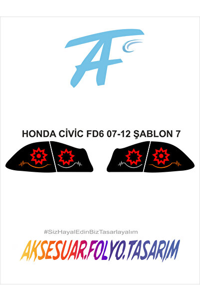 aksesuar folyo tasarım هوندا Fd6 2007-2012 (حافظة بدون مكياج) فويل التوقف