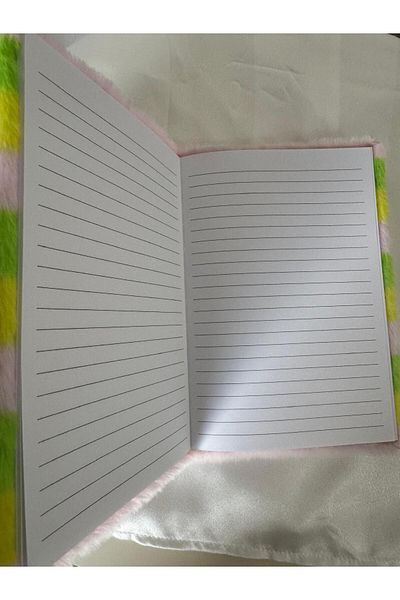 PARLAK EVREN دفتر ملاحظات من القطيفة بألوان مختلطة