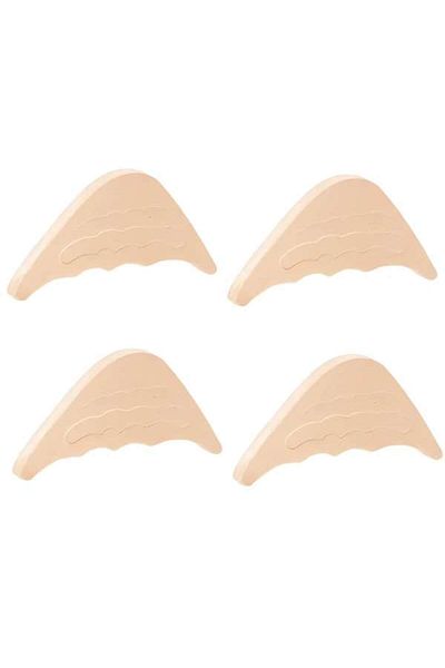 Evelise Set of 4 Non-Slip EVA Foam Toe Pads, Reusable and Adjustable, for Oversized Shoe Protection
