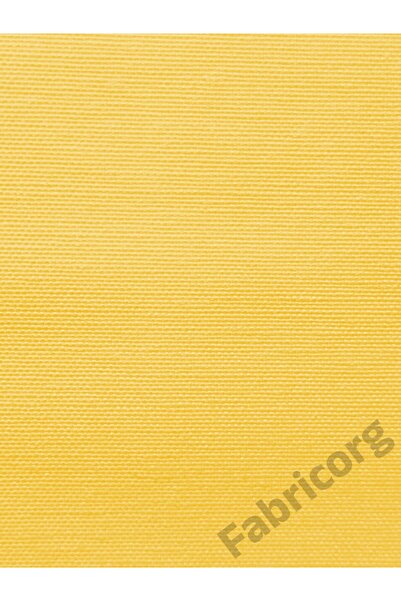 fabricorg Duck Cloth Throw Pillow Cover Suitable for Punch Yellow (40X40 cm)