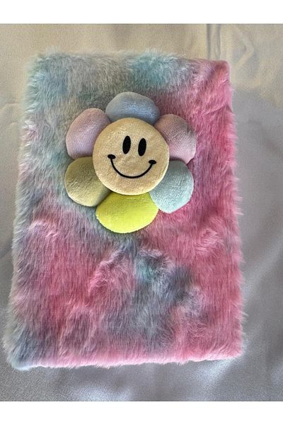 PARLAK EVREN Daisy Plush Notebook