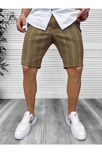 dehaine Men's casual shorts, brown, 13128