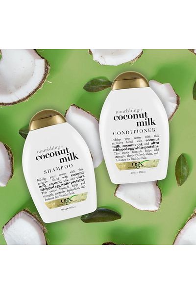 Organix Coconut Milk Shampoo Conditioner Combo 770ml