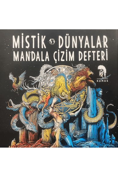 Romos Yayınları Mistik Dünyalar - Mandala Çizim Defteri / Kolektif / Romos Ya...