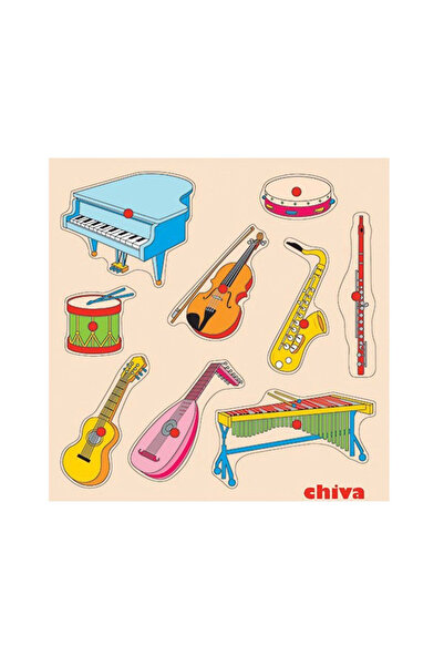 Eco Lounge 1004-Cs Chiva, Musical Instruments Wooden Puzzle