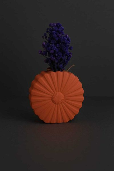 Karra Art Round Concrete Vase