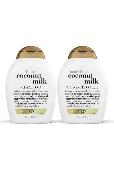 Organix Coconut Milk Shampoo Conditioner Combo 770ml