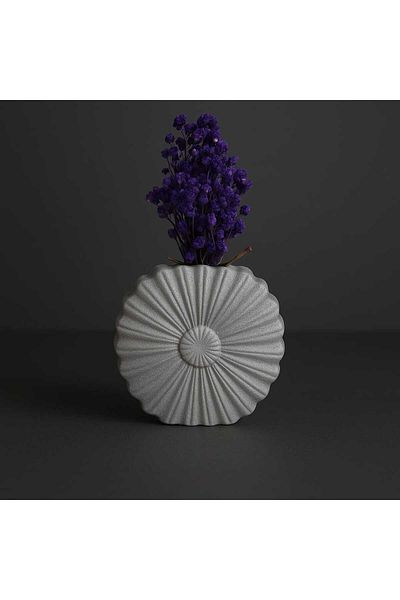 Karra Art Round Concrete Vase