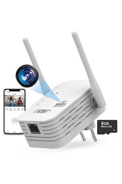 iUni Mini Wifi Camera In Signal Amplifier Rpi, 8gb, Full Hd, Live View On Phone