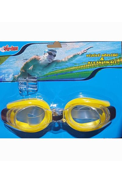 Vardem Earplug Swimming Goggles Pool Goggles with Earplugs