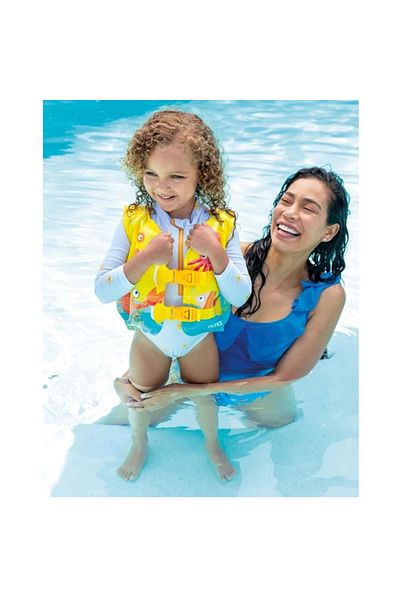 LiderGlobal Intex Fish Pattern Printed Vest 41X30 cm (3-5 Years)