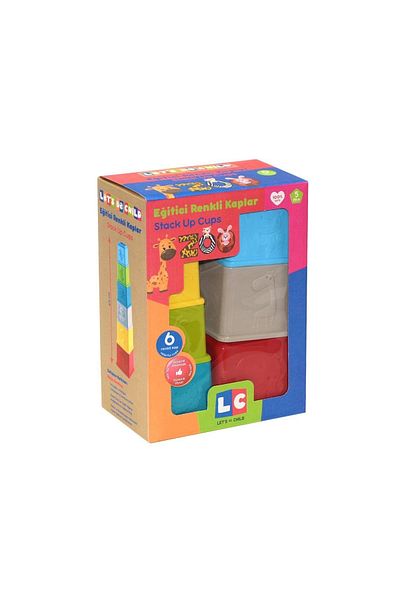 Angoravi 30798 Educational Containers Colorful Zoo -Enfal