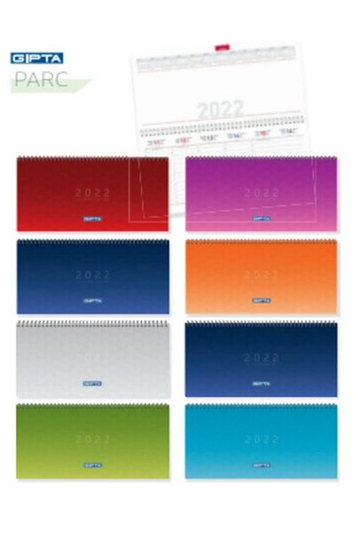 tüftürük Gıpta 2022 16 X 33 Εβδομαδιαίο Λευκό Επιτραπέζιο Ημερολόγιο 506-pxk