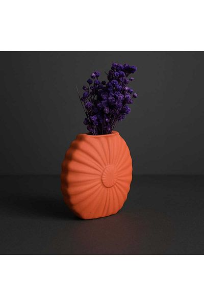 Karra Art Round Concrete Vase