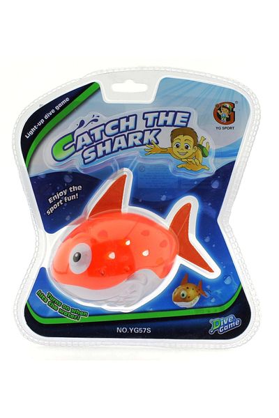 LiderGlobal Illuminated Water Toy Orange Submersible Fish