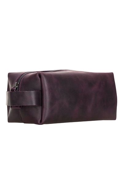 Enseb Leather Care and Travel Bag, Size L, Aa7 Purple