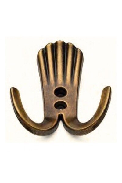 KOÇSAN Mercan Antik Sarı Askı, Lüks Vestiyer Askısı, Dolap Askılık, Duvar Ask...