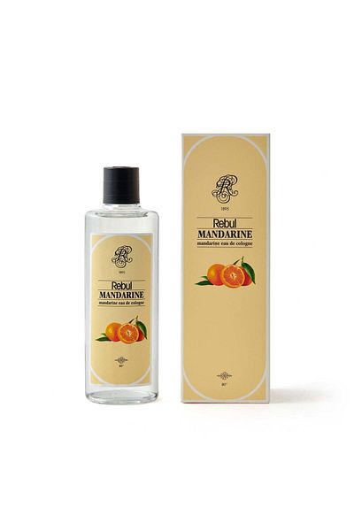 Rebul Mandarine Glass Bottle Cologne - 250 ml