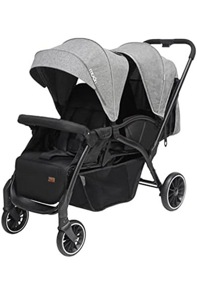 THE MOON Dois Tandem/twin Stroller – Easyfold Tandem Baby Trolley – Double Stroller