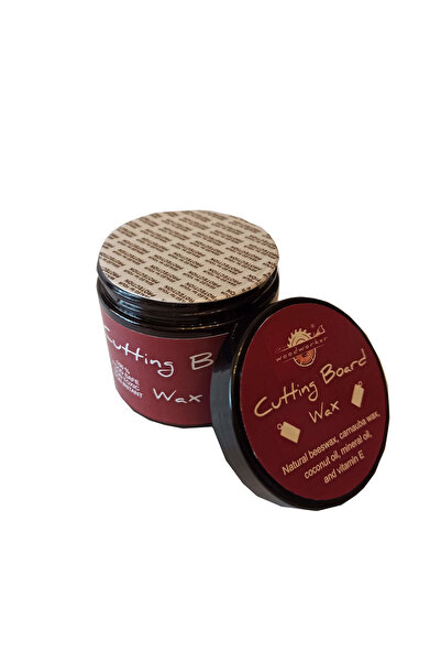 woodworker Prep'N Shine-Cutting Board Wax & Hand Pad's Hard Abrasive maintenance kit, 200 ml