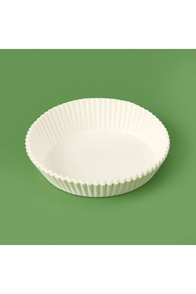 MATMEL Round Airfryer Paper - White - 16 cm