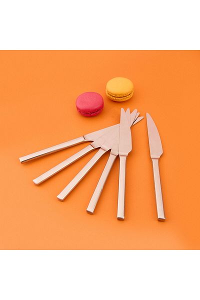 Evidea Arow 6-Piece Cake Knife - Gray