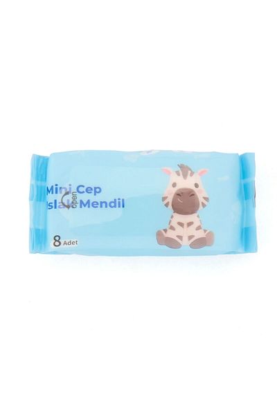 ASPARTAM Home 8 Pack Mini Pocket Wet Wipes -