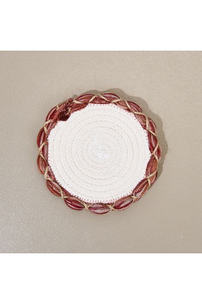ASPARTAM Laetus Coaster - Ecru - 13X13 cm