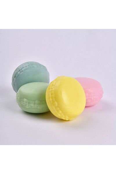 ASPARTAM Diva 4-Pack Macaron Soap - Colorful