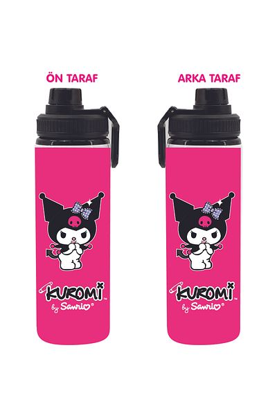 DKDZ SHOP Kuromiii Printed Water Bottle 850ml. 001
