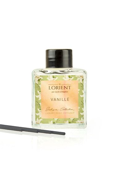 Lorient Vanille Luxury Room Fragrance with Stick - Transparent - 100 ml