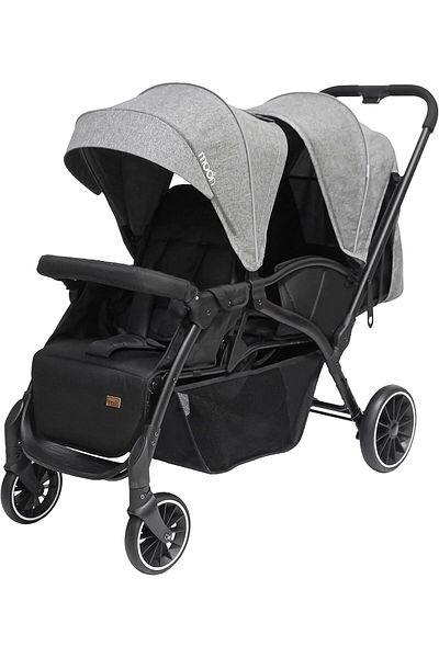 THE MOON Dois Tandem/twin Stroller – Easyfold Tandem Baby Trolley – Double Stroller