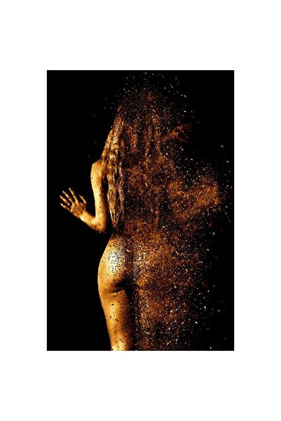 ve Tablou Canvas, Golden body 333 , 60 x 90 cm, Rama lemn, Multicolor