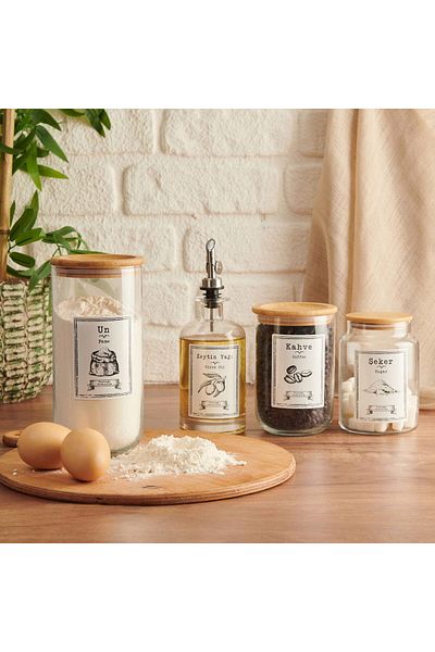 MATMEL 28 Jar Labels