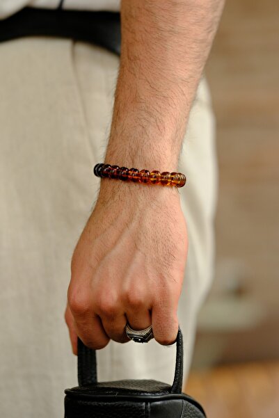 dergah tesbih Süzme Renk Damla Kehribar Bileklik