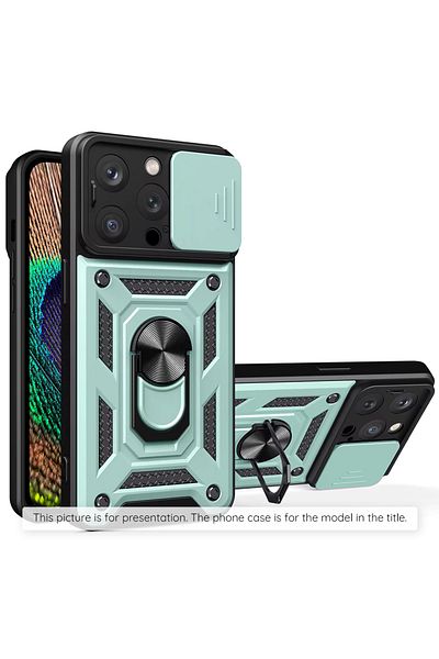 Techsuit IPhone 15 Pro Case - Techsuit CamShield Series - Green