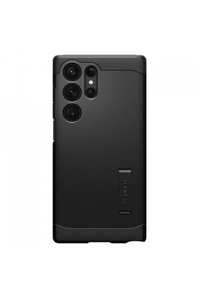 Spigen Case for Samsung Galaxy S23 Ultra - Spigen Tough Armor - Black