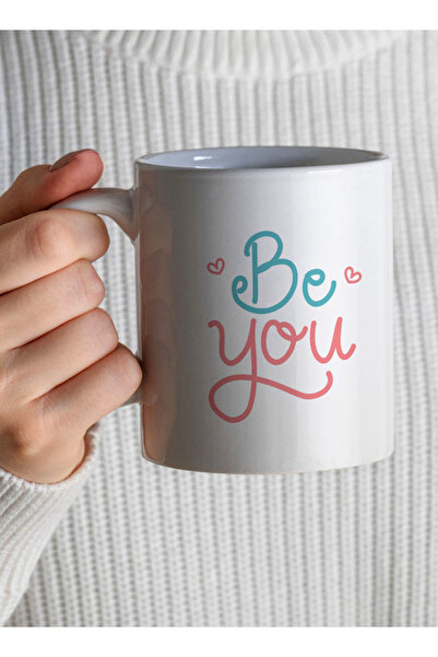 LOWHA 11 oz Ceramic Mug with Be You Design