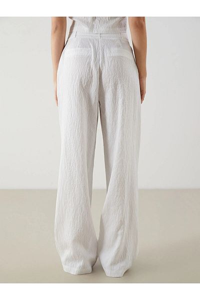 LC Waikiki Loose Fit Striped Women's Trousers
