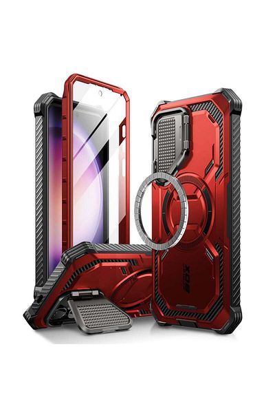 i-Blason Case for Samsung Galaxy S24 + Foil - I-Blason Armorbox MagSafe - Ruddy