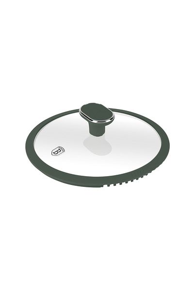 Berlinger Haus Oală antiaderentă cu interior din titan, 20 cm, verde mat, colecția Bh 8200