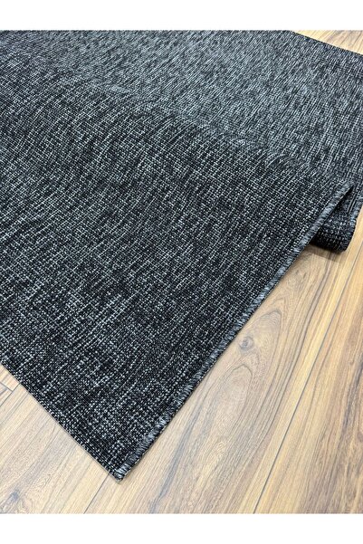 Neşem Halı Boutique SEYRANHALI BOMBAY - 662 - ANTRASİT Hasır Dokulu Kolay Tem...