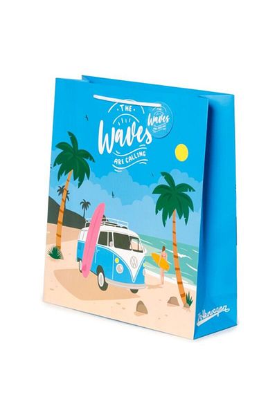 Volkswagen Punga Cadou, Mare, Vw T1 Camper Bus Gift Bag