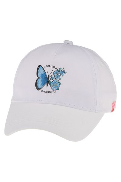 Kitti Butterfly Patterned Girl's Hat (Age 4-8)
