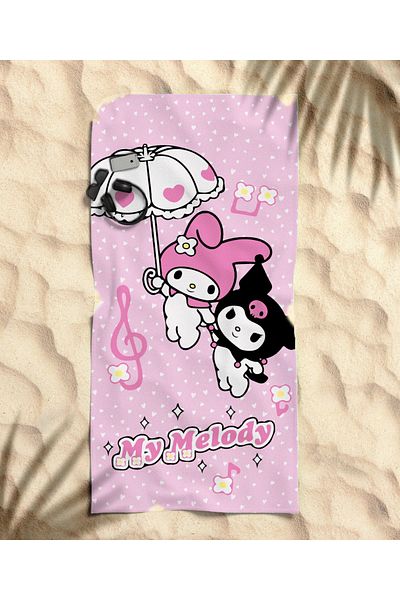 hediyechy Kurmi Melody Themed Beach Towel
