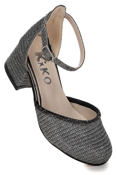 KARAMAZI Karamazı Kids Ressa Çupra Stone Girl's 5 cm Heeled Sandals Evening Dress Shoes