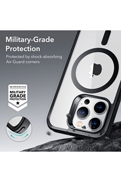 ESR Carcasă pentru iPhone 14 Pro - ESR Classic Hybrid HaloLock - Negru transparent