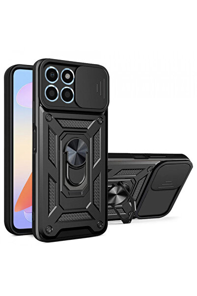 Techsuit Carcasă pentru Honor X6a - Seria Techsuit CamShield - Neagră