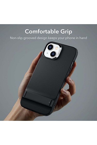 ESR IPhone 14 / iPhone 13 Case - ESR Air Shield Boost Kickstand - Translucent Black