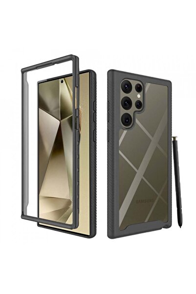 Techsuit Husă pentru Samsung Galaxy S24 Ultra + Folie - Defense360 Pro - Negru